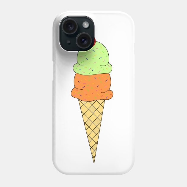 Tasty Ice Cream Cone Lover Phone Case by SartorisArt1