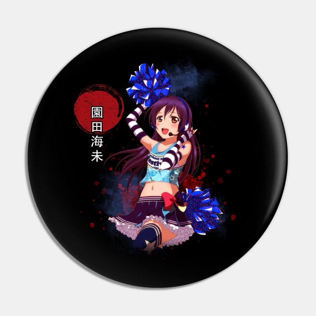 Nozomi Tojo's Spiritual Serenade Shirt Pin by Tosik Art1