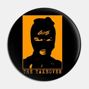 Califas Ski Mask Woman Logo Yeb1 Art Pin