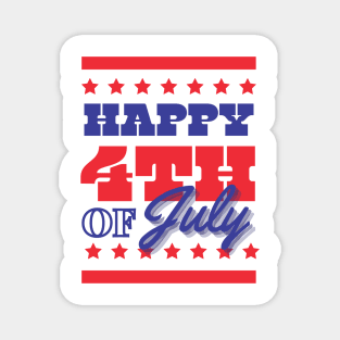 Happy 4th of July Magnet