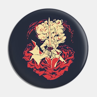 Of Swords and Roses Pin