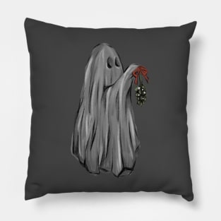 Ghosty hanging mistletoe Pillow