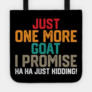 just one more goat i promise ha ha just kidding ! Tote
