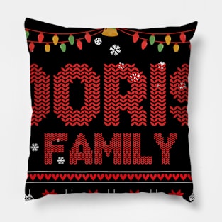 Doris Family Christmas, Name Xmas , Merry Christmas, Name , Birthday, Middle name Pillow