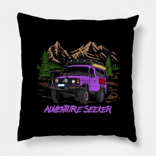 Land Cruiser Adventure Seeker - Purple Pillow