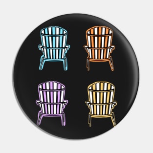 Colourful Muskoka Adirondack Chairs Pin