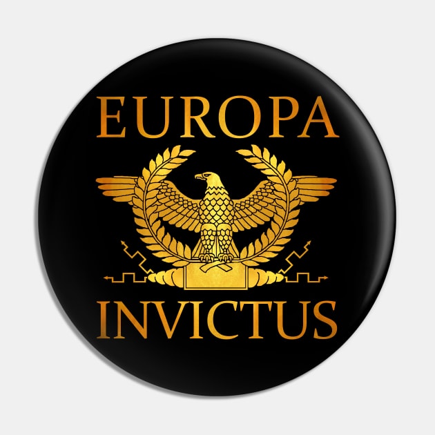 Europa Invictus Pin by AtlanteanArts