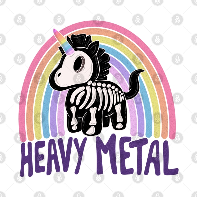 Heavy metal unicorn by Jess Adams