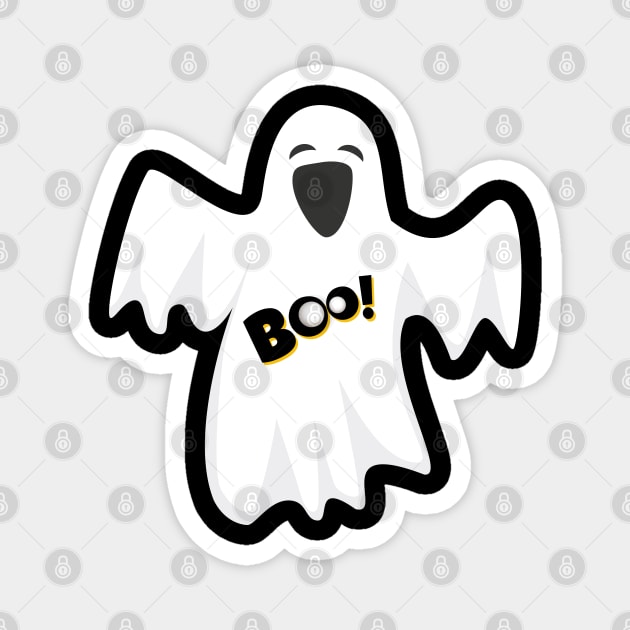 Boo! Halloween Magnet by Guri386