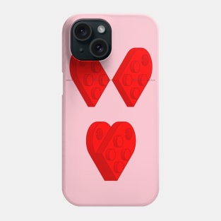 Brick Heart (some assembly required) Phone Case