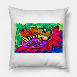 Solitary Bee Pillow