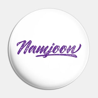 Namjoon stylized typography Pin