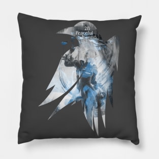 Raven's cloak 2B peaceful sleep Pillow