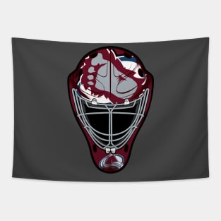 Colorado Foot Goalie Mask Tapestry