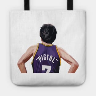 Pistol Pete Maravich of the Utah Jazz Tote