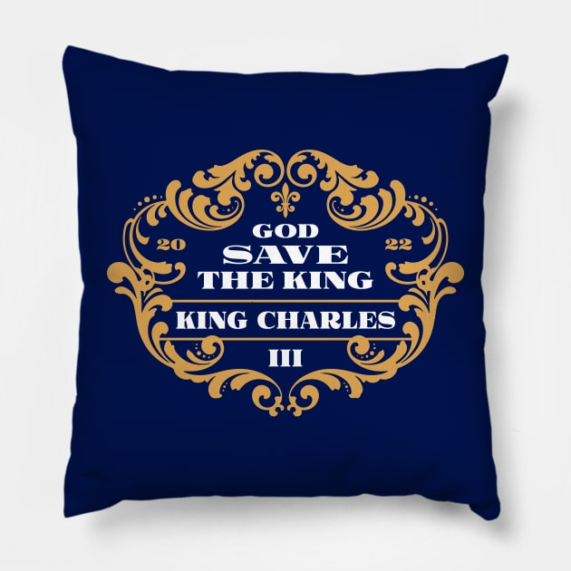 King Charles III Pillow by Yurko_shop