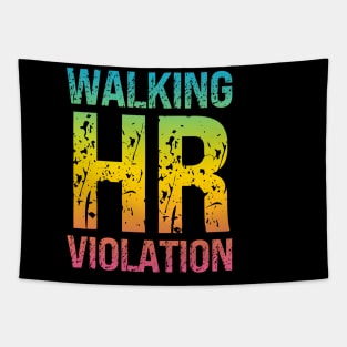 Walking HR Violation Tapestry