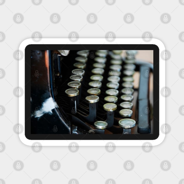 Antique Typewriter Magnet by jojobob