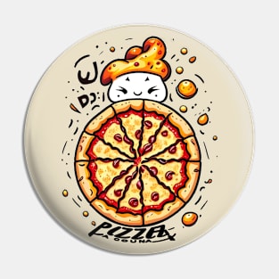 Cute pizza Pin