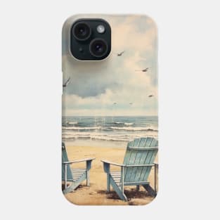 Vintage beach Phone Case