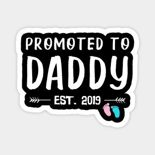 First Time Daddy New Dad Est 2019 Father's Day Gifts Magnet