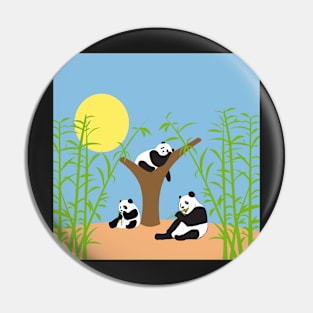 Osos panda Pin