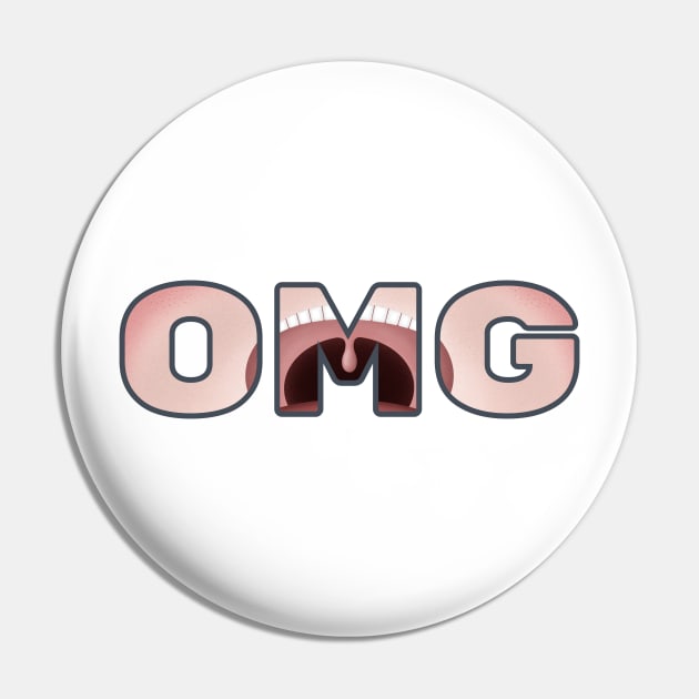 Oh My God Pin by PolyLine