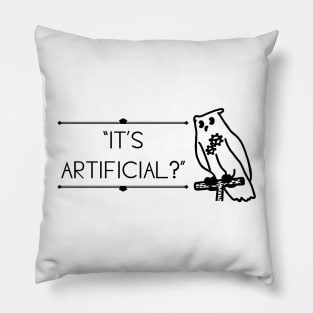 Vintage Artificial Owl 5 Pillow