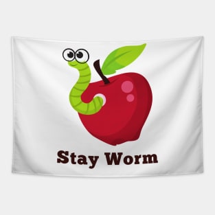 Stay Worm Tapestry