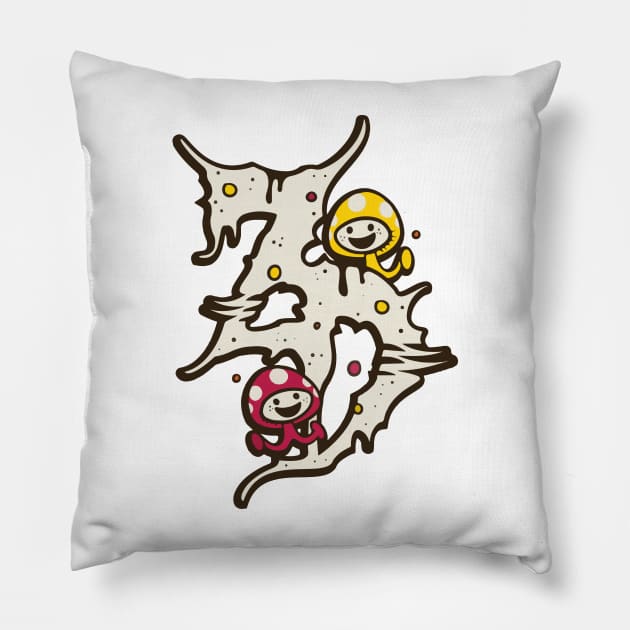 Zeds Dead Pillow by Luis Vargas