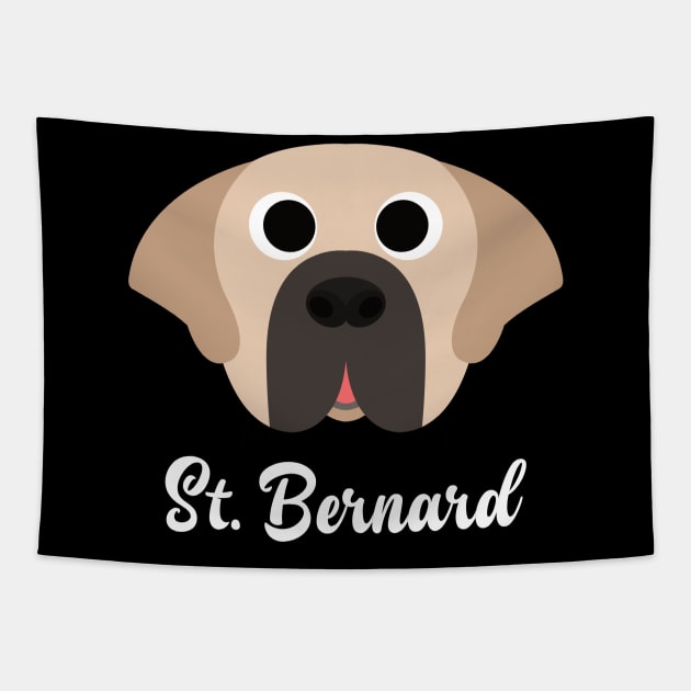 St. Bernard - Saint Bernard Tapestry by DoggyStyles