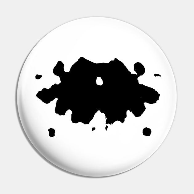 Rorschach's Blob Pin by xam