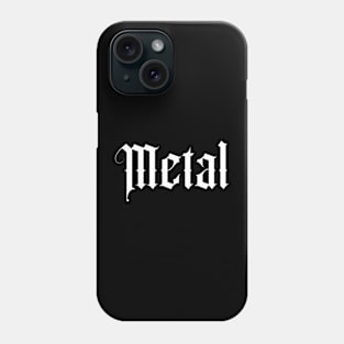 metal logo Phone Case