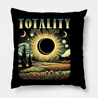 Solar Eclipse 2024 Totality April 8 Pillow