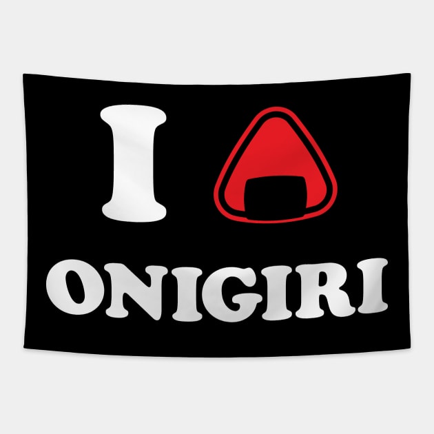 Onigiri Japanese food Tapestry by Huhnerdieb Apparel