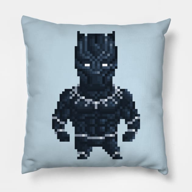 Black Panther Pillow by YayPixel