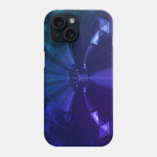 Ombre Mosaic Northern Lights Daisy Phone Case