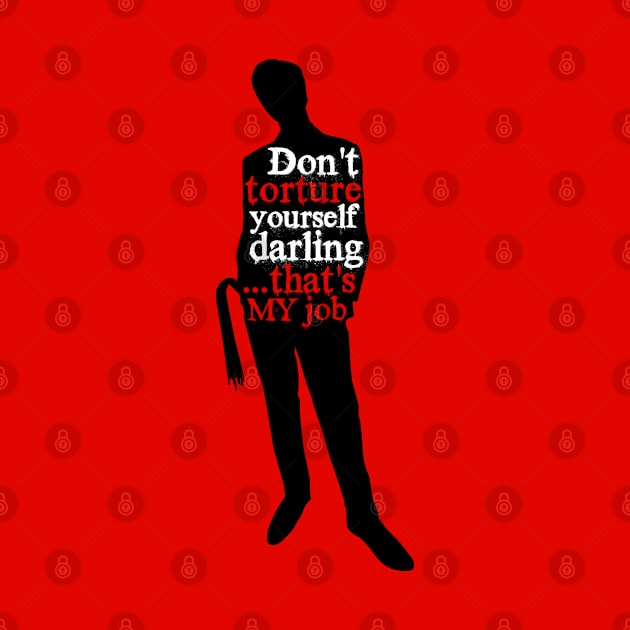 Don't Torture Yourself, Darling - Kinky Dom Silhouette by jessicaamber