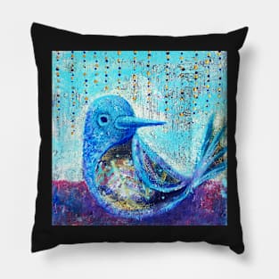 Bluebird of Happiness - Inner Power Painting by Magic with Mellie Pillow