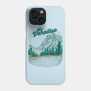 Mountain landscape Paradise Phone Case