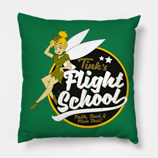 Tink's Flight School Pillow