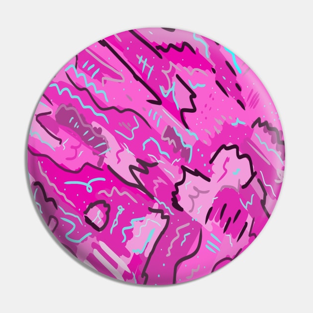 Pink! Fun in Abstract Pin by DanielleGensler