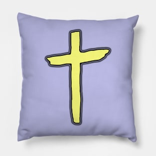 Yellow Cross Pillow