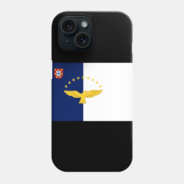 Azores flag Phone Case by Azorean1963