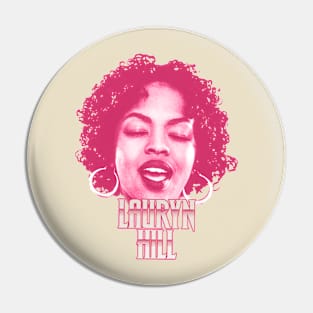 Retro Lauryn Hill Red Pin