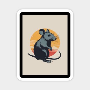 Rat 2 - Japanese Old Vintage Magnet