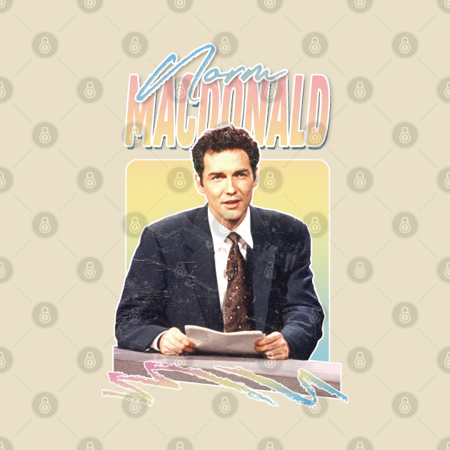 Discover Norm Macdonald // 90s Style Faded-Look Fan Design - Norm Macdonald - T-Shirt