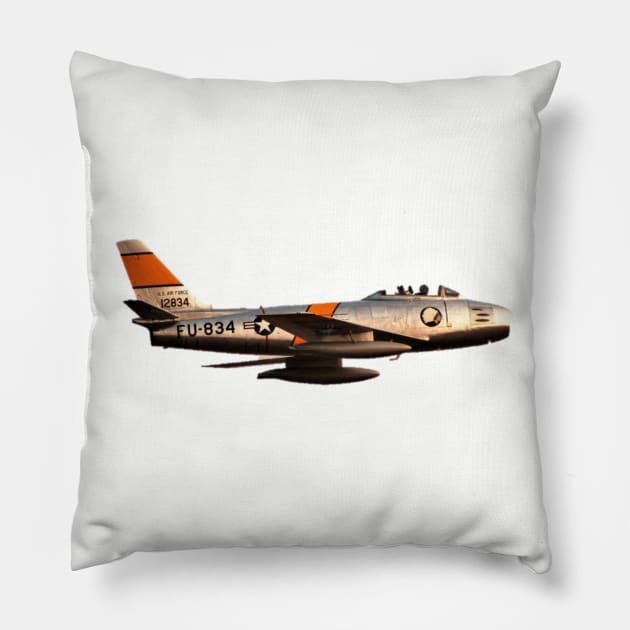 F-86 Sabre Pillow by acefox1