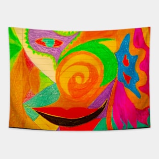 The Smiling Clown Tapestry