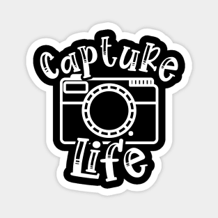 Capture Life Photographer Camera Magnet